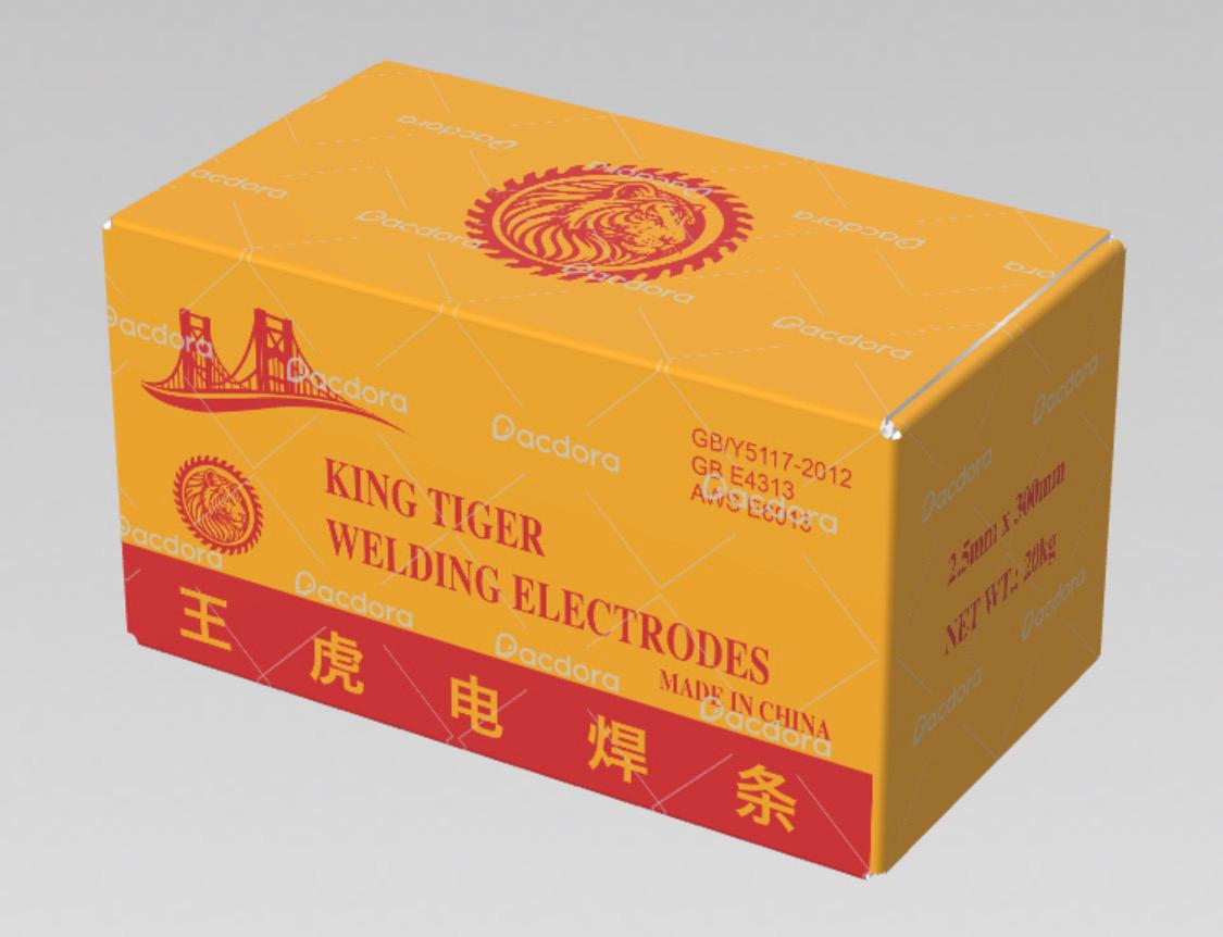 King Tiger Welding Electrodes — J421 Mild Steel Rods | AWS A5.1 Certified