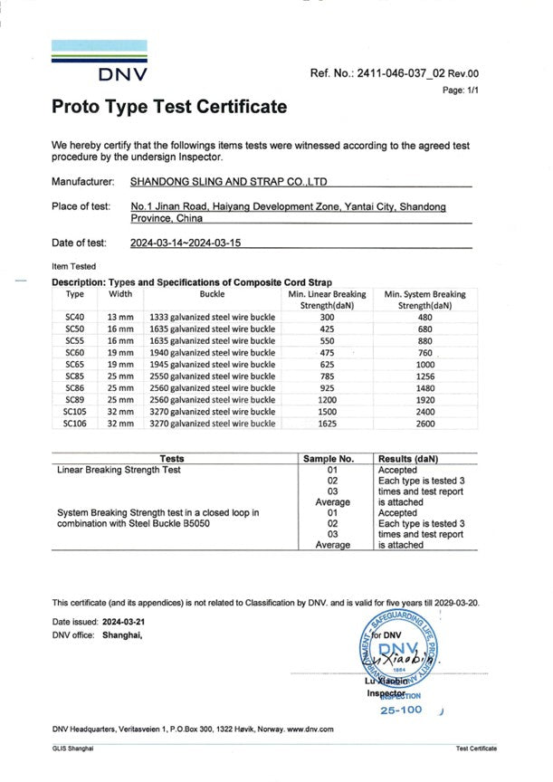 ខ្សែរឹត Kengo Secured UniStrap — ខ្សែរឹតសរសៃអំបោះវាយបំប្លែង | ទទួលស្គាល់ដោយ DNV GL