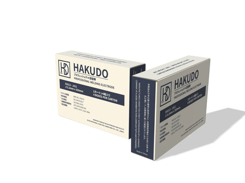 HAKUDO flux-cored wire carton